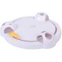 Pet Cats Interactive Turntable Mice for Indoor Kittens Automatic Electric Mice Catch Toy Pet Toys for Small Cats Kittens Playing for Boredom Cat Electronic Turntable 1PC