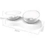 Luck Dawn Double Dog Cat Bowls with Raised Stand, Adjustable 0-20 Degree Tilted Design Neck Guard Stand Raised Elevated Pet Food Water Feeder Bowl for Cats or Small Dogs Luck Dawn Double Dog Cat Bowls with Raised Stand, Adjustable 0-20 Degree Tilted Design Neck Guard Stand Raised Elevated Pet Food Water Feeder Bowl for Cats or Small Dogs