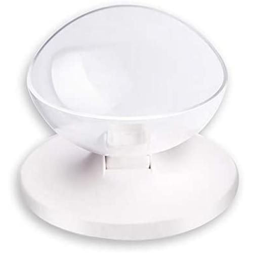 Songchet Dog and Cat Bowl 0°15°20°Adjustable Tilted Anti-Slip Mute Cat Food Bowl/Cat Water Bowl/Cat Feeding Bowl Multi-use Cat Dish Reduce Pets Neck Pain for Cats and Small Dogs