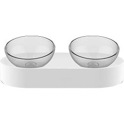 Instachew Fresh Nano Cat Bowl for Feeding Pet Leak and Skid Proof Dish in Optimal Shape for Healthy Dining Habit