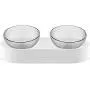 Instachew Fresh Nano Cat Bowl for Feeding Pet Leak and Skid Proof Dish in Optimal Shape for Healthy Dining Habit