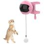 Grehod Funny Pet Toy Electric Cat Toy Funny Cat Ball Automatic Lifting Spring Rod Toy Ball Interactive