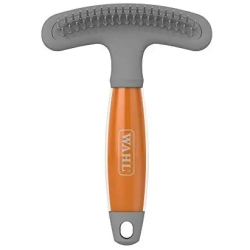 WAHL Double Row Rake and Shedding Blade with Soft Grip Gel Handle WAHL Double Row Rake and Shedding Blade with Soft Grip Gel Handle