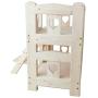 YAMEIJIA Pet Bed, bunk Bed, Double Solid Wood Bed, Kennel, pet nest,XS