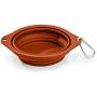 Ruff Products BarkBowl (Burnt Orange, 800ml) - Collapsible Dog Bowl