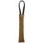 Taco Dog, Thick Dog Toy Grip Handmade from Full Grain Leather - Soft, Durable, and Safe - Perfect for Hanging or Interactive Play - Keep Your Dog Happy and Busy - Plastic Free Design - Old Tobacco