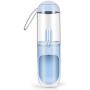 Zomma Dog Water Bottle with Filter, Leakproof Dog Water Dispenser with Drinking Bowl, Food Grade Material, Lightweight Portable Pet Water Bottle for Walking, Hiking, Travel, Easy to Carry, BPA Free