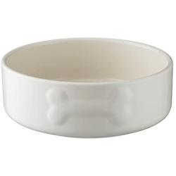 Mason Cash Colour Mix Pet Bowl for Cats and Dogs, Cream, 15 cm
