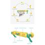 LI-GELISI Pet cat Toy Track Ball cat Toy Special Plate Training Function Improve Intelligence