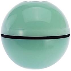 Mini Cat Toy Ball, Portable Automatic 360 ° Self-Rotating USB Rechargeable Cat Exercise Ball, with LED Light, for Indoor and Outdoor Use (1 Pcs, Green)