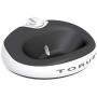 Torus Pet Water Bowl - 1-Liter - Fresh Filtered Water - Healthy & Hygienic Pet Bowl - For Small, Medium, Large Dogs, Cats & Other Pets - Charcoal