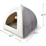 InnoPet Pet Tent Soft Bed,Cat Caves House for Indoor Cats Portable Small Dog Bunny House Pet Hideaway Triangle Bed,Self-Warming Foldable Comfortable Cat Tent House InnoPet Pet Tent Soft Bed,Cat Caves House for Indoor Cats Portable Small Dog Bunny House Pet Hideaway Triangle Bed,Self-Warming Foldable Comfortable Cat Tent House