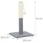 Relaxdays Freestanding Scratching Post for Cats with Sisal Post and Ball, 54 cm, Grey Relaxdays Freestanding Scratching Post for Cats with Sisal Post and Ball, 54 cm, Grey