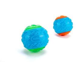 Pet President TPR LED Light Up Ball and Squeaky 2.5IN Pet Ball Pet Supplies(2 Pack)