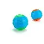 Pet President TPR LED Light Up Ball and Squeaky 2.5IN Pet Ball Pet Supplies(2 Pack)