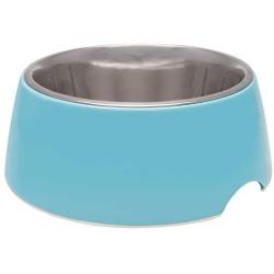 Loving Pets Retro Bowl for Dogs, Electric Blue, Large (7137)