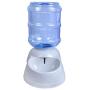 TENINYU Pet Water Dispenser Station - 3 Gal Replenish Pet Waterer for Dog Cat Animal Automatic Gravity Water Drinking Fountain Bottle Bowl Dish Stand