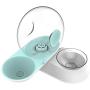 Merkisa Double Dog Cat Bowls, Water and Food Set Pet Automatic Water Dispenser Detachable Stainless Steel No-Spill Pet Food Water Bowls for Cats and Small Dog 2.8L