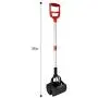 BINGPET Dog Pooper Scooper 31 inches Pet Outdoor Portable Jaws Poop Scoop with Long Handle Heavy Duty Disposer for Small to Large Dogs Waste Pick Up