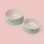 Jonathan Adler: Now House Mint Terrazzo Duo Bowl Medium | Dishwasher Safe, Easy to Clean Dog Bowl with Anti-Skid Lid | Dual Functionality Bowl for Dogs for Storage or Travel Jonathan Adler: Now House Mint Terrazzo Duo Bowl Medium | Dishwasher Safe, Easy to Clean Dog Bowl with Anti-Skid Lid | Dual Functionality Bowl for Dogs for Storage or Travel