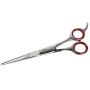 Laazar Cat and Dog Pet Grooming Scissors Kit with Leather Pouch (3-Piece Set) | Includes 7.5” Straight, 7.5” Curved and 7” Thinning Shears | Sharp Groomer Tools for Beginners and Professionals