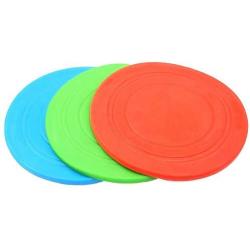 Dafang 3 Pack Dog Frisbee 7 Inch, Dog Frisbee Training Toys Flying Discs Flyer Soft Pet Toy Frisbee Flying Disc Tooth Resistant Outdoor Dog Training