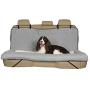 PetSafe Happy Ride Car Cuddler, Dog Bed Seat Cover - Grey and Tan - Bench and Bucket Covers for Cars, SUVs and Trucks