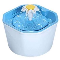 THMY Pet Water Fountain,1.6L Silent Automatic Cat & Dog Water Dispenser with 3-Layer Pet Drinker,Blue