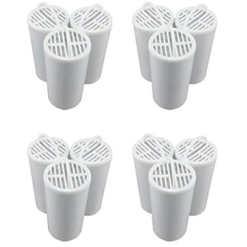 NRP Value Pack of 12 Water Activated Charcoal Filter Replacement for Drinkwell 360 Pet Fountain Stainless Multi-Pet Dog & Cat