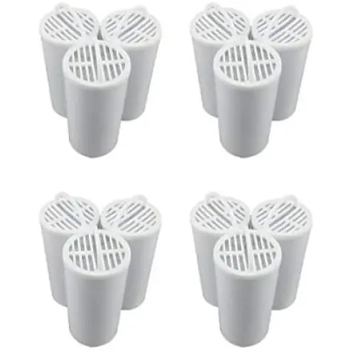 NRP Value Pack of 12 Water Activated Charcoal Filter Replacement for Drinkwell 360 Pet Fountain Stainless Multi-Pet Dog & Cat