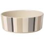 PetRageous 12017 Metro Slowfeed Dishwasher Safe Dog Food Bowl with 4-Cup Capacity 7-Inch Diameter 2.25-Inch Tall for Medium and Large Dogs and Cats, Multi-Colored, Off-White