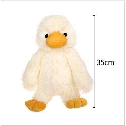 Plush Duck Dog Toy Large 15'' Big Pet Squeak Toys Cute Puppy Duckling Friend