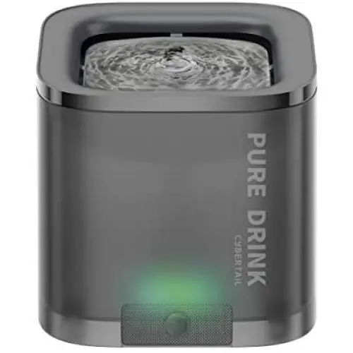 PETKIT CYBERTAIL Cat Water Fountain, 63oz/1.85L Pet Water Fountain for Cats and Small Dogs, Super Quiet Hygienic Auto Power-Off Cat Water Dispenser with Filter, Dual Working Mode, Smart LED Light PETKIT CYBERTAIL Cat Water Fountain, 63oz/1.85L Pet Water Fountain for Cats and Small Dogs, Super Quiet Hygienic Auto Power-Off Cat Water Dispenser with Filter, Dual Working Mode, Smart LED Light