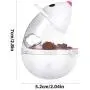 PORTOWN 4 Pcs Cat Food Ball Dispenser, Small Cat Food Balls Slow Feeder Mice Shaped Tumbler Cat Food Toy Cat Treat Toy Feeder Toy for Interactive IQ Treat Training(Pink,White) PORTOWN 4 Pcs Cat Food Ball Dispenser, Small Cat Food Balls Slow Feeder Mice Shaped Tumbler Cat Food Toy Cat Treat Toy Feeder Toy for Interactive IQ Treat Training(Pink,White)