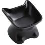 JUILE YUAN Raised Cat Food Bowl, Elevated Slanted Kitten Bowl, Cat Dish Bowl, Ceramic Cat Pet Feeding Bowl – Stable and Sturdy Design – Comfortable and Safe Eating – Easy to Clean