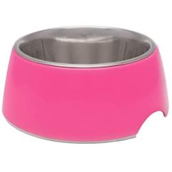 Loving Pets Retro Bowl for Dogs, Hot Pink, Medium (7132)