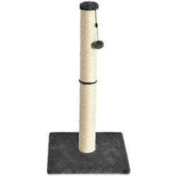 Amazon Basics Medium Cat Scratching Post - 16 x 16 x 32 Inches, Gray