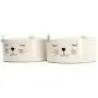 Kurrajong Farmhouse Set of 2 Ceramic cat Bowls - 4.5'' Wide x 2'' high - one for Water and one for Food - Cute cat Bowls and so Unique Kurrajong Farmhouse Set of 2 Ceramic cat Bowls - 4.5'' Wide x 2'' high - one for Water and one for Food - Cute cat Bowls and so Unique