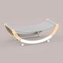 Furry Tom Premium Cat Bed - Rocking and Static Cat Hammock - Modern and Minimalist Pet Bed - Pine Wood and Linen - Elephant Gray Furry Tom Premium Cat Bed - Rocking and Static Cat Hammock - Modern and Minimalist Pet Bed - Pine Wood and Linen - Elephant Gray