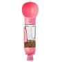 Haqi Dog Water Bottle for Walking, Multifunctional and Portable Dog Travel Water Dispenser with Food Container,Detachable Design Combo Cup for Drinking and Eating（1Pcs）