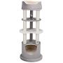 Royal Pet Club Lavinia Cat Tower with Condo, Scratching Posts, Three Platforms, Dangling Pom-Pom