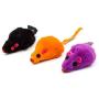 AXEL PETS 20 Halloween Colorful Furry Mice Cat Toys with Catnip and Rattle Sound Made of Real Rabbit Fur, Interactive Catch Play Teaser Mouse Toy for Cats and Kittens. Pack of 20 Mice