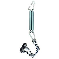 Spring Pole Dog Rope Toys, Twisted Cotton Rope Chew Toys Pitbull Muscle Builder, Tug of War Toy Durable Spring Pole Kit for Dogs to Pulling, Chewing, Exercise, Training, Teeth Cleaning,