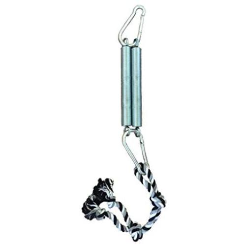 Spring Pole Dog Rope Toys, Twisted Cotton Rope Chew Toys Pitbull Muscle Builder, Tug of War Toy Durable Spring Pole Kit for Dogs to Pulling, Chewing, Exercise, Training, Teeth Cleaning,