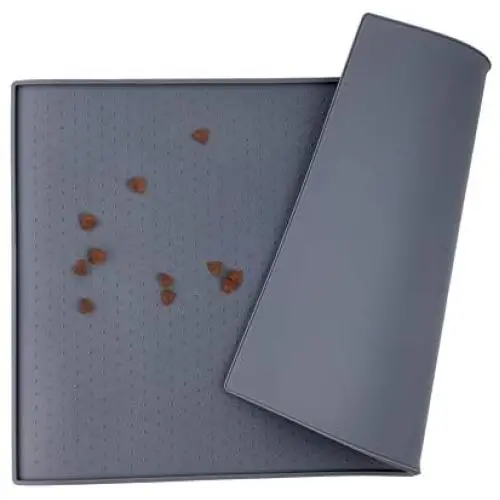 Dcxz Silicone Pet Food Mat Non-Slip Easy Clean Waterproof 19”x12”Large Gray with 0.5”Raised Edge for Dog Cat Feeding Mat Black Dcxz Silicone Pet Food Mat Non-Slip Easy Clean Waterproof 19”x12”Large Gray with 0.5”Raised Edge for Dog Cat Feeding Mat Black