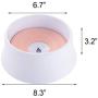 Petzilla No Spill Anti-Choking Water Bowl for Cats and Dogs, No Wet Mouth, 40 Ounce Large Capacity, Made of PS PP Silicone Non-Toxic Eco-Friendly Material