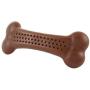 Pet Qwerks Barkbone Flavorit Peanut Butter Flavor Bone - Fillable Surface for Spreads, Tough Durable Toys for Aggressive Power Chewers | Made in USA - for Large & Medium Dogs (FNBBP1)