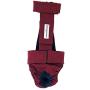Barkertime Dog Diaper Overall - Made in USA - Burgundy Escape-Proof Premium Waterproof Dog Diaper Overall for Dog Incontinence, Marking, Housetraining and Females in Heat