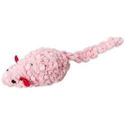 SPOT Ethical Pets 52079 Chenille Chaser Mouse Pet Feather Toys