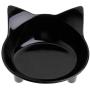 QINYUAN Cat Bowl, Cute Ear Modeling Pet Non-Slip Dog Kitten Dishes Drink Feeding Feeder